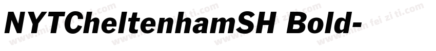NYTCheltenhamSH Bold字体转换